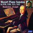 MOZART - PIANO SONATAS J.310, 330, 331, 545 CD RADOSLAV KVAPIL