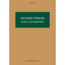 STRAUSS RICHARD - DUET-CONCERTINO - STUDY SCORE