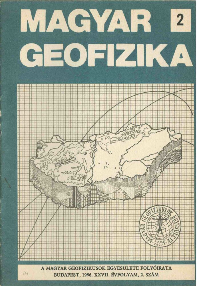 Zelei András - Magyar geofizika XXVII. évf. 2. szám [antikvár]