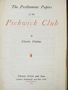 Charles Dickens - The Posthumous Papers of the Pickwick Club [antikvár]