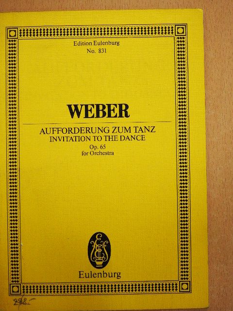 Carl Maria von Weber - Aufforderung zum Tanz [antikvár]