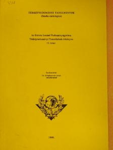 Az Eötvös Loránd Tudományegyetem Térképtudományi Tanszékének évkönyve 11. [antikvár]