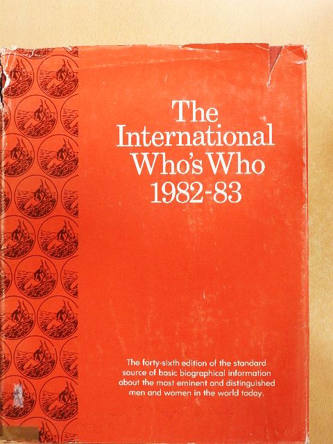 The International Who's Who 1982-83 [antikvár]