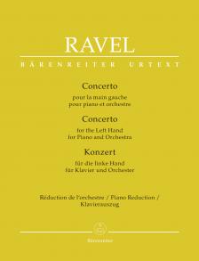 RAVEL... - CONCERTO FOR THE LEFT HAND FOR PIANO AND ORCHESTRA, PIANO REDUCTION (D. WOODFULL-HARRIS)