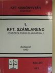 Rejtő Péterné - Kft. számlarend [antikvár]
