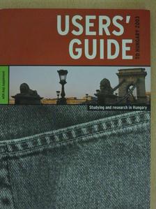 Korányi Villő - Users' Guide to Hungary 2003 [antikvár]