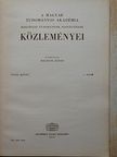 Ádám György - A Magyar Tudományos Akadémia Biológiai Tudományok Osztályának Közleményei XVIII. kötet 4. szám [antikvár]