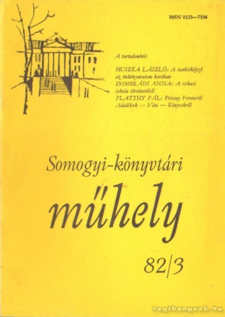 Somogyi-könyvtári műhely 82/3 [antikvár]