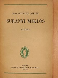 Halasy-Nagy József - Surányi Miklós [antikvár]