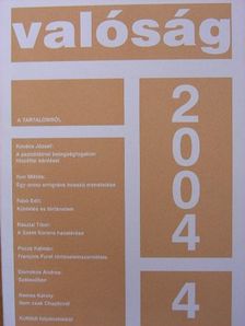 Domokos Andrea - Valóság 2004. április [antikvár]