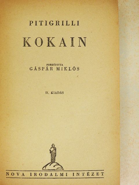 Pitigrilli - Kokain [antikvár]