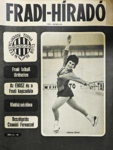 Bánhidy László - Fradi-híradó 1971. április [antikvár]