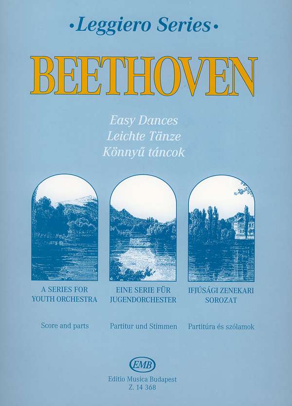 BEETHOVEN - KÖNNYŰ TÁNCOK, IFJÚSÁGI ZENEKAI SOROZAT, PARTITÚRA ÉS SZÓLAMOK
