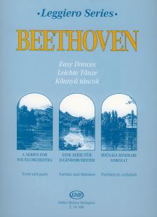 BEETHOVEN - KÖNNYŰ TÁNCOK, IFJÚSÁGI ZENEKAI SOROZAT, PARTITÚRA ÉS SZÓLAMOK