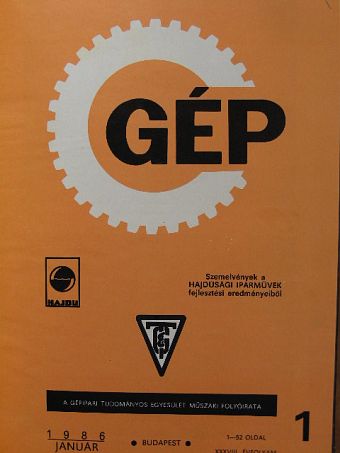 Gép 1986. január-december [antikvár]