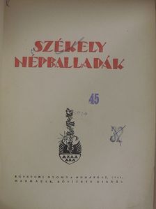 Székely népballadák [antikvár]