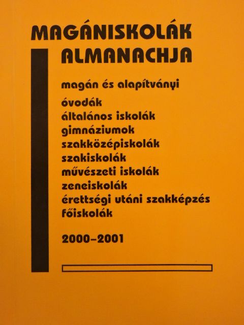 Magániskolák almanachja 2000-2001 [antikvár]
