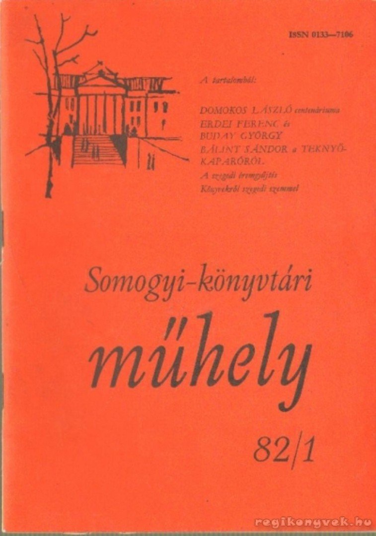 Somogyi-könyvtári műhely 82/1 [antikvár]