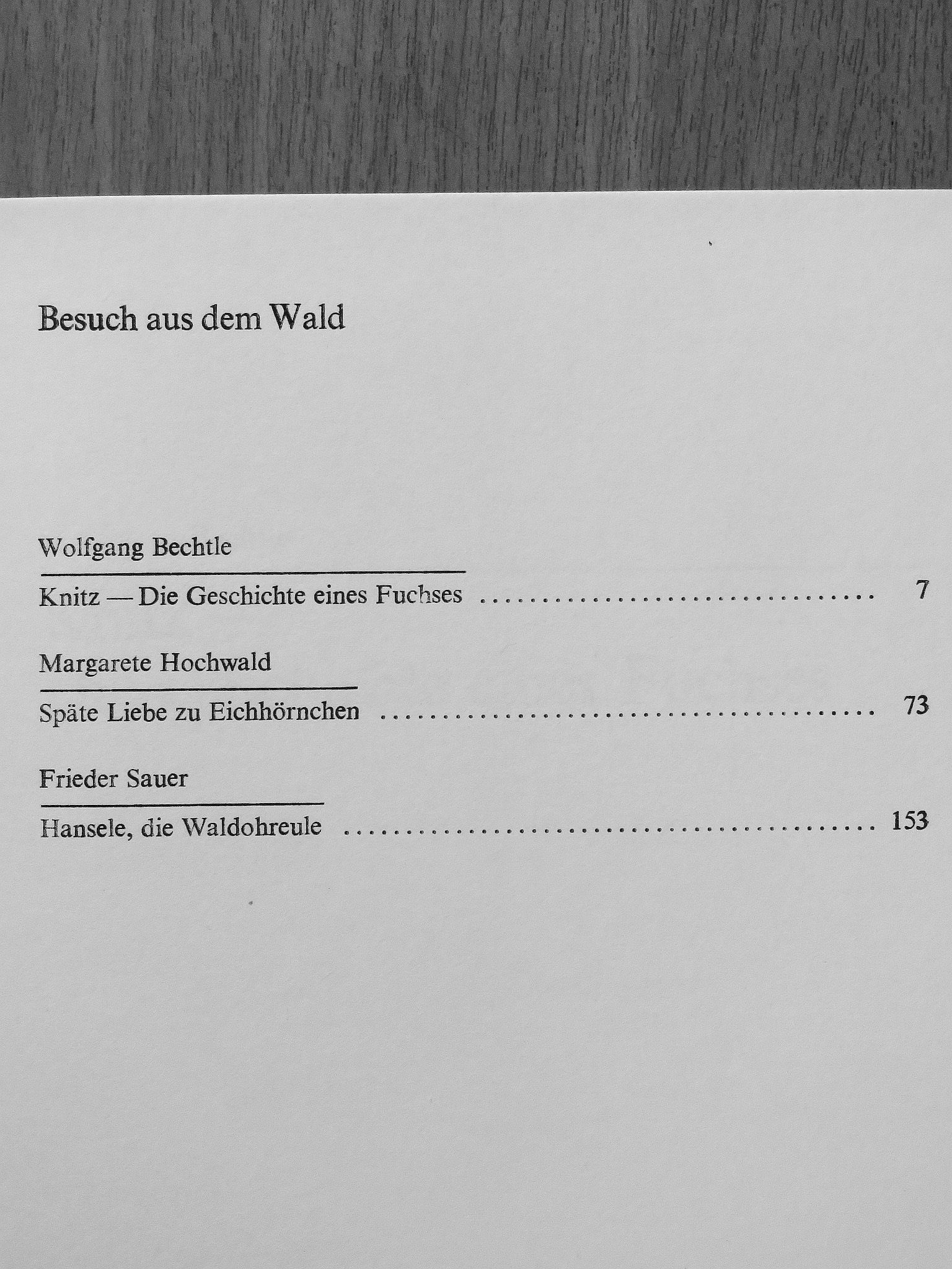 Frieder Sauer - Besuch aus dem Wald [antikvár]