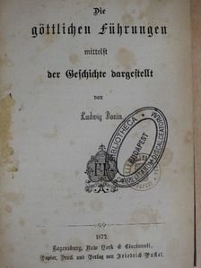 Ludwig Donin - Jugendspiegel für Jung und Alt in heiligen Lebensbildern aus allen Jahrhunderten Der Monat Januar bis Juni 1872. (fél évfolyam) (gótbetűs) [antikvár]