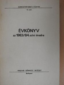 Évkönyv az 1983/84. színi évadra [antikvár]