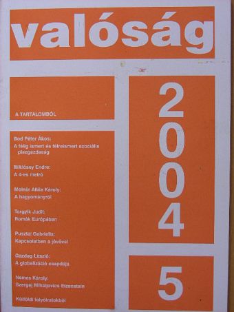 Bod Péter Ákos - Valóság 2004. május [antikvár]