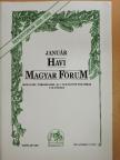 Balogh József - Havi Magyar Fórum 2007. január [antikvár]
