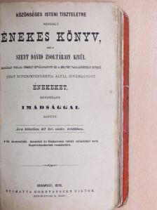 Közönséges isteni tiszteletre rendelt énekes könyv/Halotti énekek [antikvár]