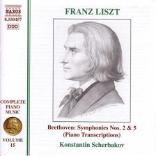 BEETHOVEN-LISZT - SYMPHONIES NO.2,5 CD KONSTANTIN SCHERBAKOV