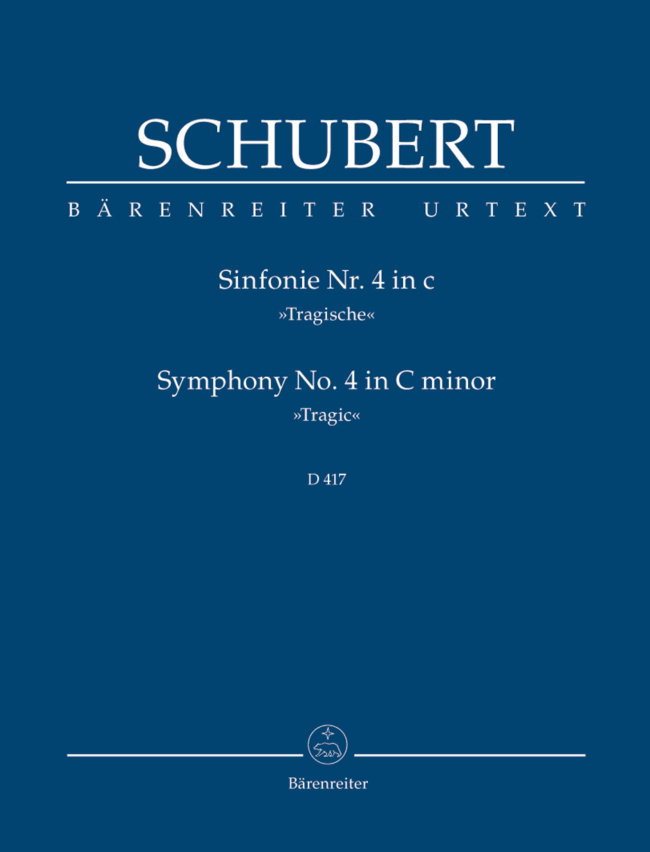 Franz Schubert - SINFONIE NR.4 IN c "TRAGISCHE" D 417 TASCHENPARTITUR URTEXT