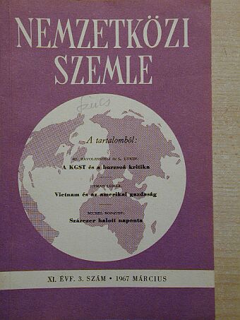 Hyman Lumer - Nemzetközi Szemle 1967. március [antikvár]