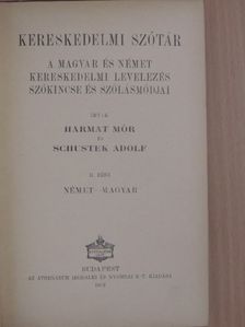 Harmat Mór - Kereskedelmi szótár II. [antikvár]