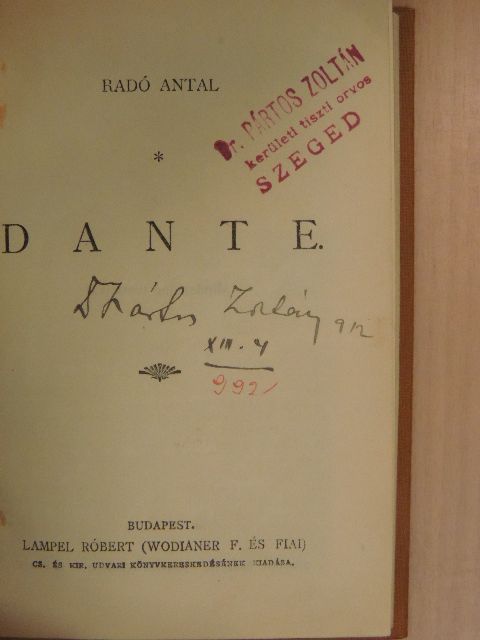Kármán József - Dante/Fanni hagyományai/Mimi komtesz [antikvár]