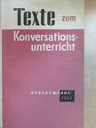 G. N. Eichbaum - Texte zum Konversationsunterricht [antikvár]