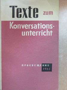 G. N. Eichbaum - Texte zum Konversationsunterricht [antikvár]
