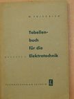 Wilhelm Friedrich - Tabellenbuch für die Elektrotechnik [antikvár]