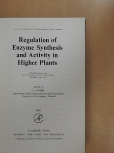 A. J. MacLeod - Regulation of Enzyme Synthesis and Activity in Higher Plants [antikvár]