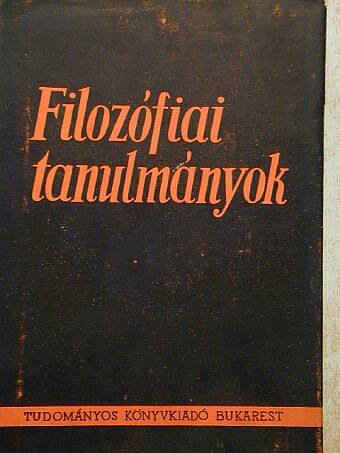 Balázs Sándor - Filozófiai tanulmányok [antikvár]