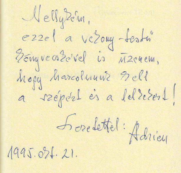 Halassy Adrien - Triptichon (dedikált) [antikvár]