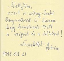 Halassy Adrien - Triptichon (dedikált) [antikvár]