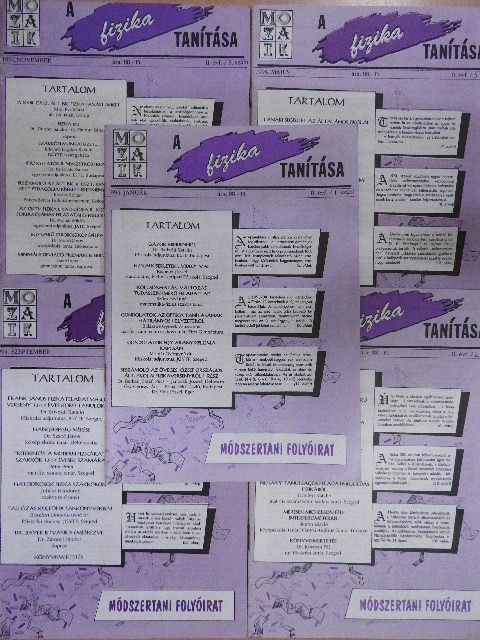 Balázsné Györek Zsuzsanna - A fizika tanítása 1994/1-5. [antikvár]