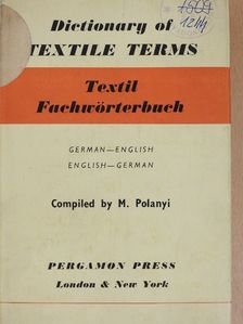 Dictionary of Textile Terms [antikvár]