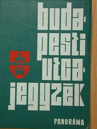 Budapesti utcajegyzék 1974 [antikvár]