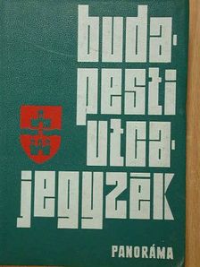 Budapesti utcajegyzék 1974 [antikvár]