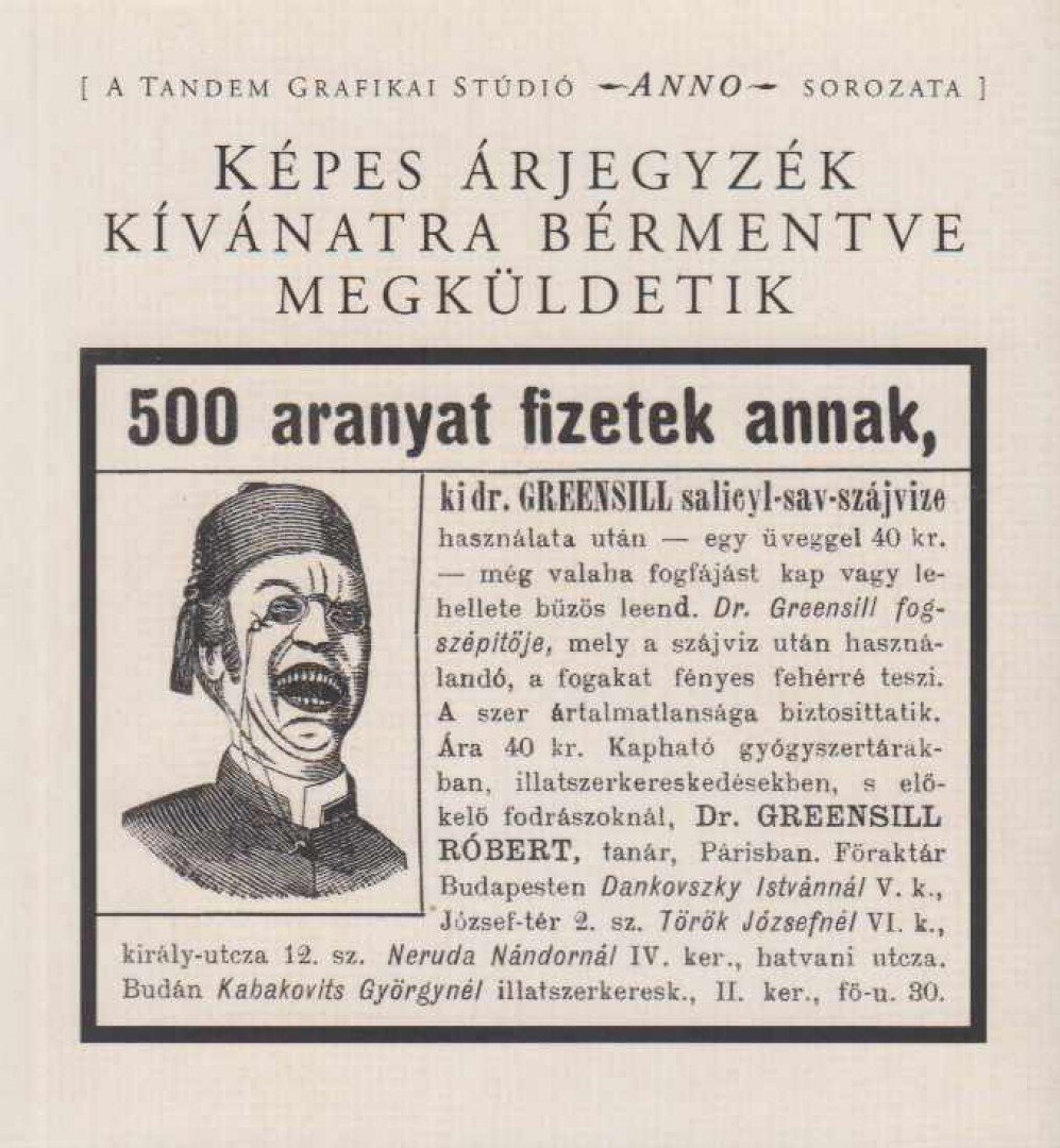 Képes árjegyzék kívánatra bérmentve megküldetik [antikvár]