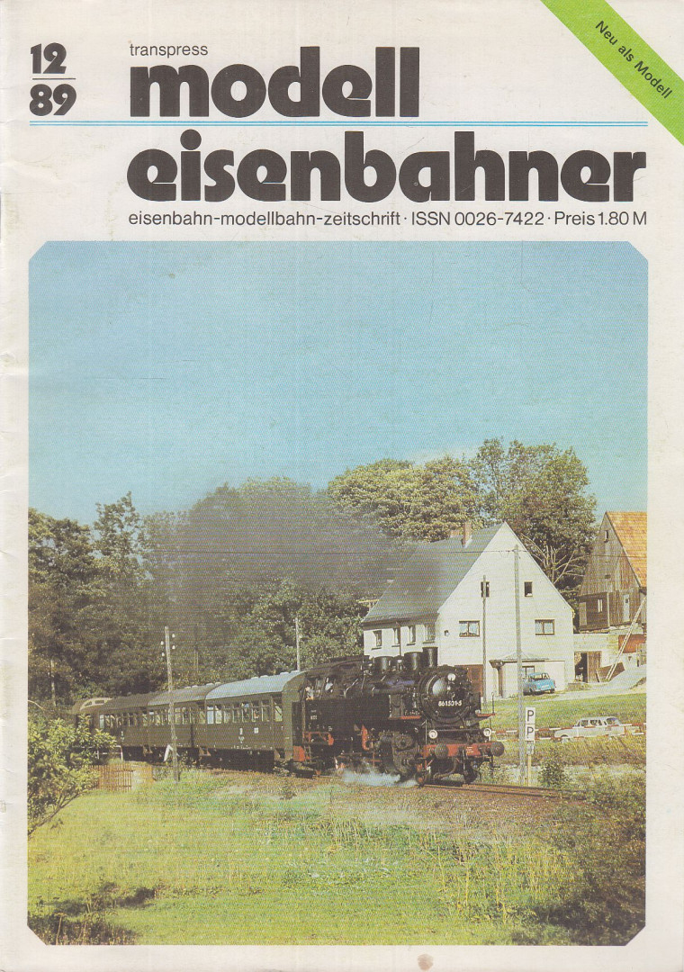 Wolf-Dietger Machel - Modelleisenbahner 1989/12. [antikvár]