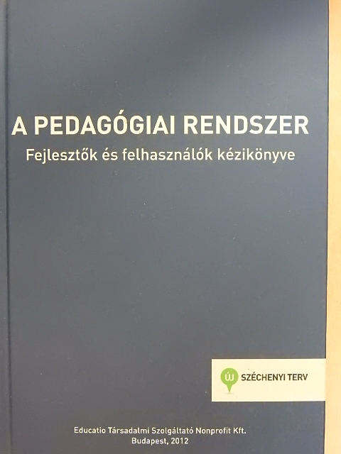 A pedagógiai rendszer [antikvár]