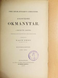 Anjoukori okmánytár II. (töredék) [antikvár]