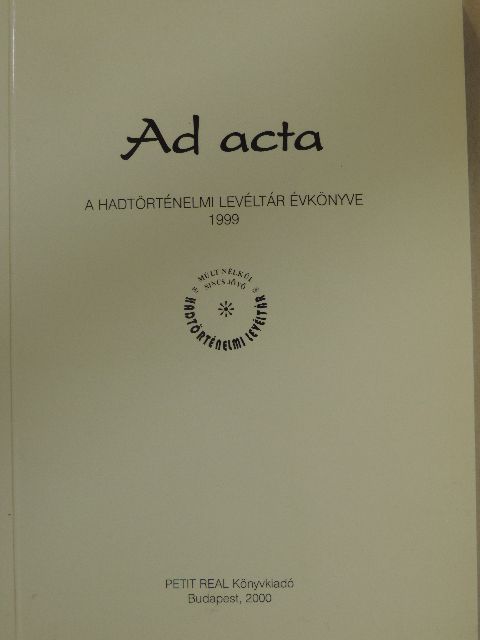 Ad acta 1999 [antikvár]