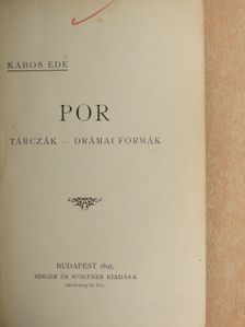 Kabos Ede - Por [antikvár]